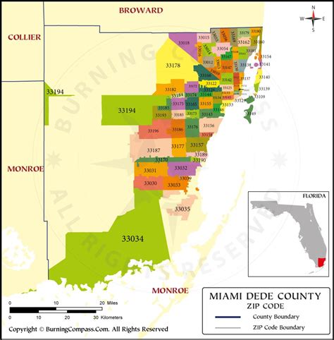 Miami Dade Map With Zip Code